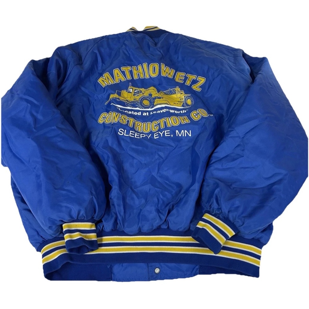 Vintage Butwin Bomber Jacket Men’s Size Medium(no tag) Construction MN #1371